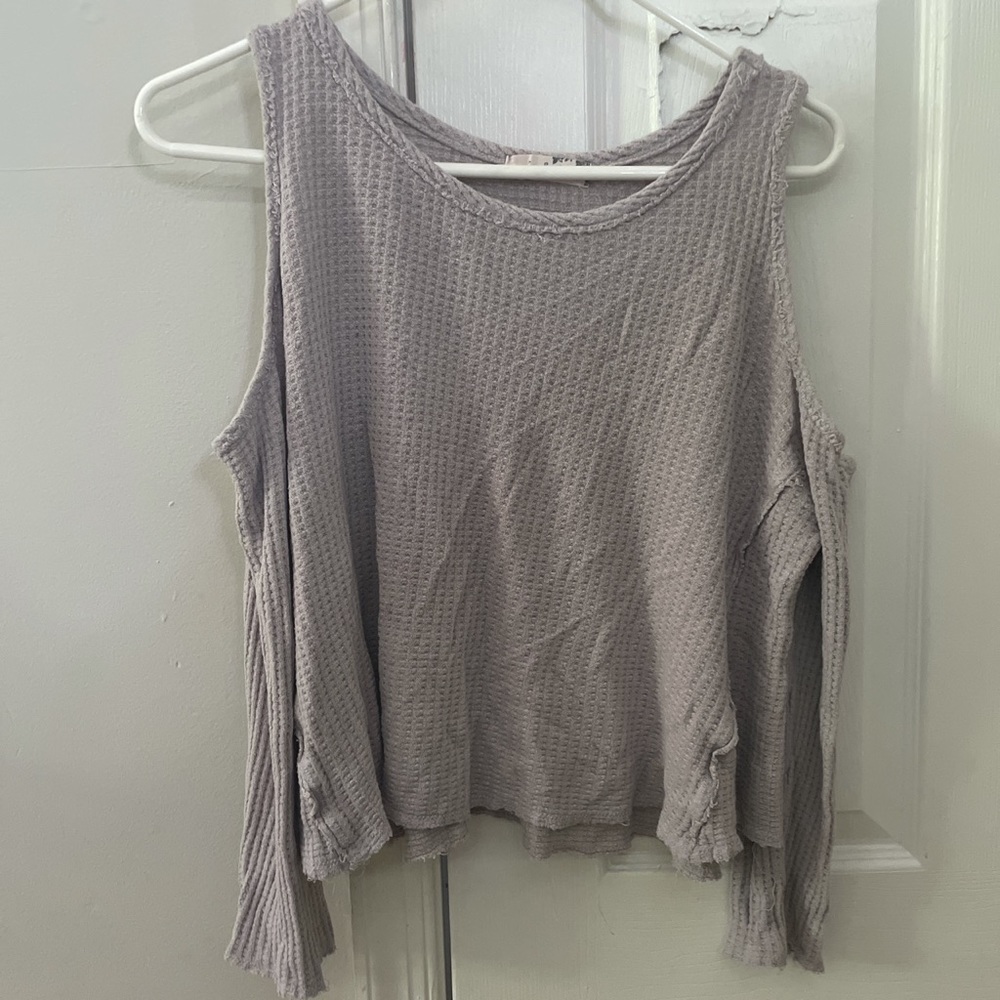 purple sweater